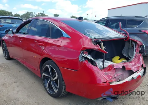 2021 Honda Accord Sport z USA, uszkodzony, nr VIN 1HGCV1F3XMA032011